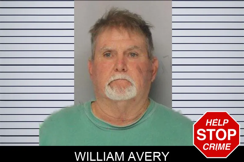 William Avery mugshot