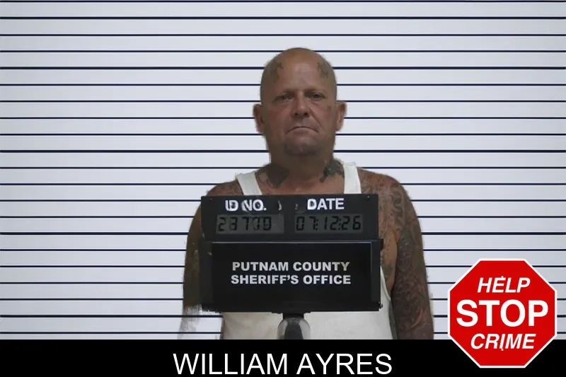 William Ayres mugshot