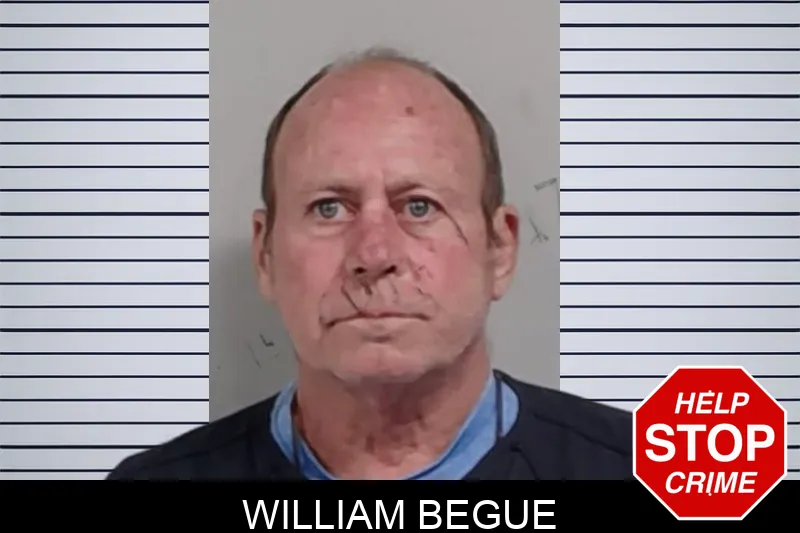 William Begue mugshot