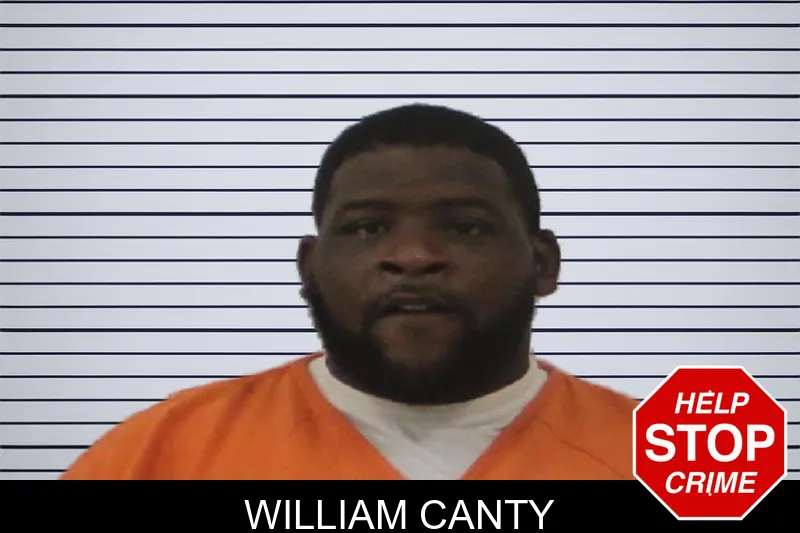 William Canty mugshot
