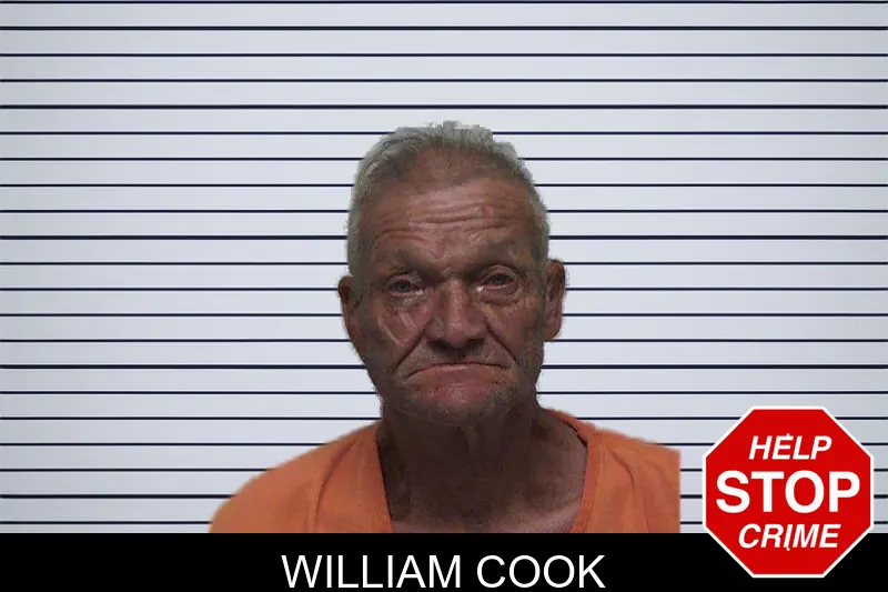 William Cook mugshot
