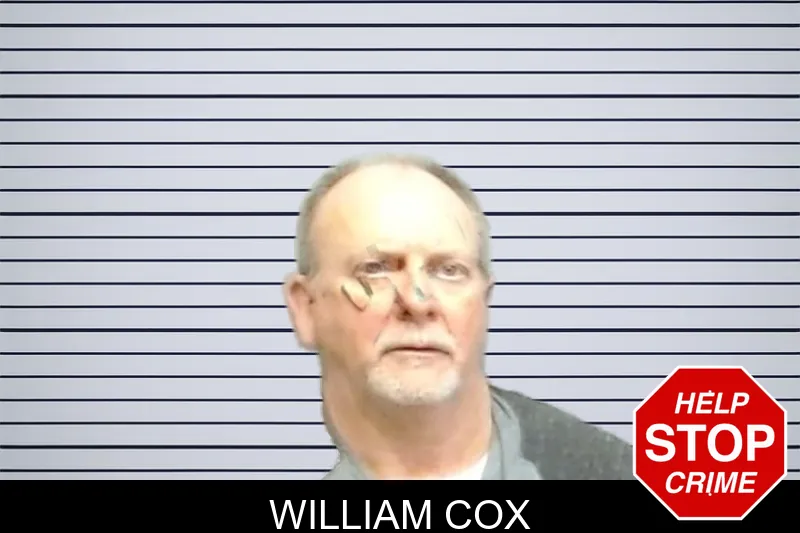 William Cox mugshot