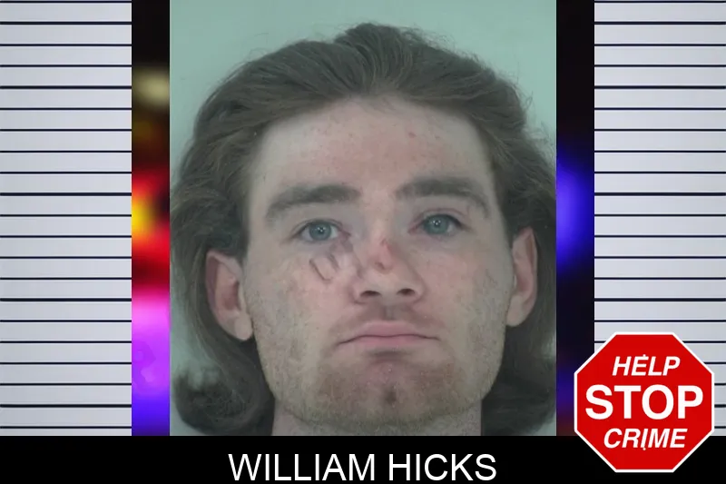 William Hicks mugshot