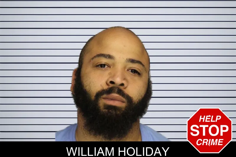 William Holiday mugshot