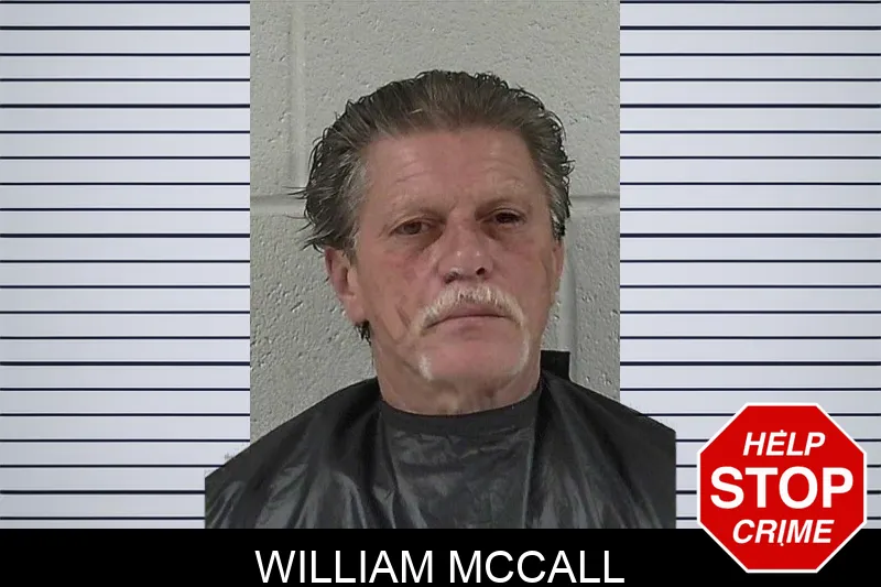 William McCall mugshot