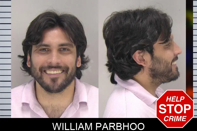 William Parbhoo mugshot