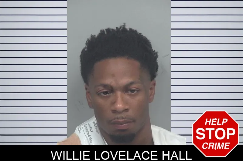 Willie Lovelace Hall mugshot