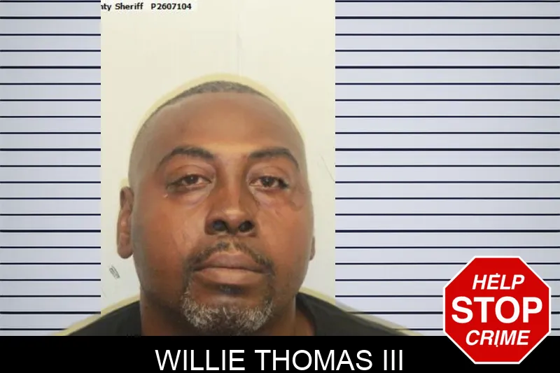 Willie Thomas III mugshot