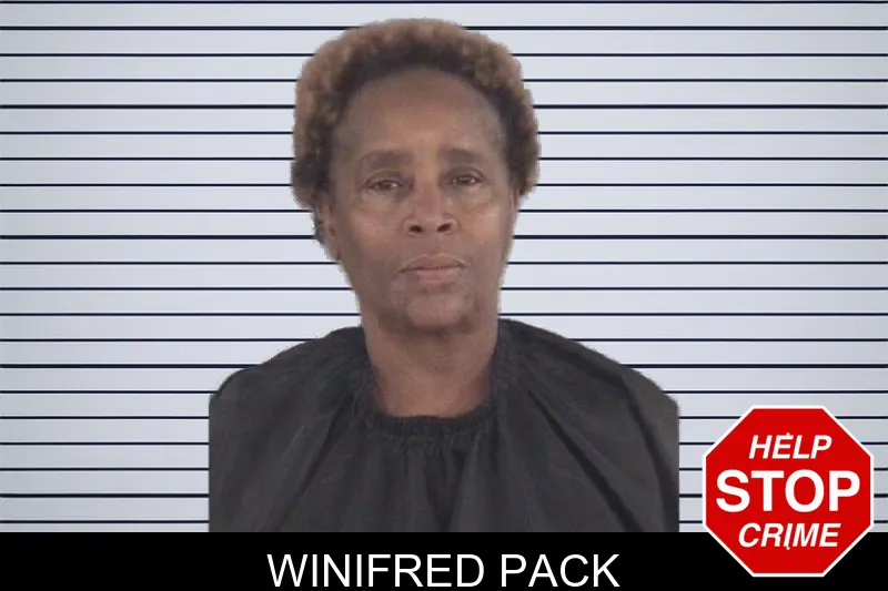Winifred Pack mugshot