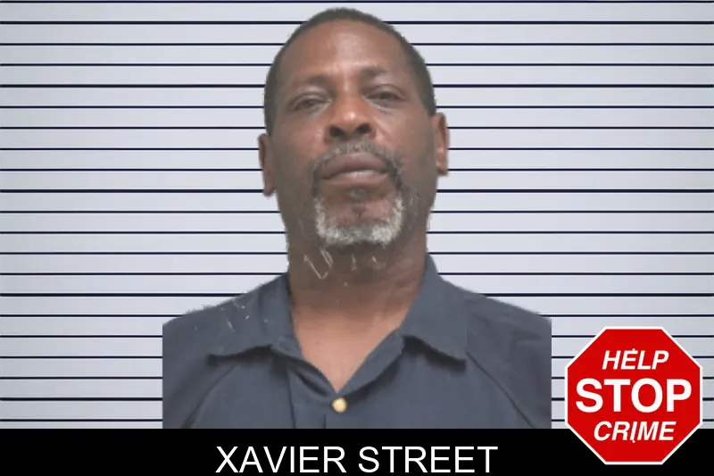 Xavier Street mugshot