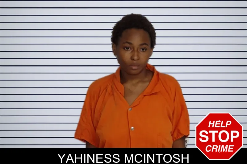 Yahiness McIntosh mugshot