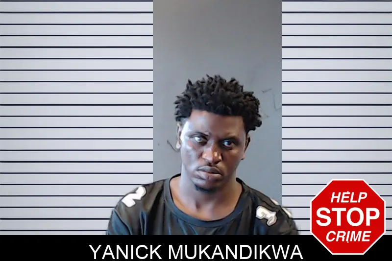 Yanick Mukandikwa mugshot