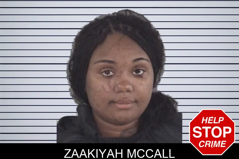 Zaakiyah McCall mugshot