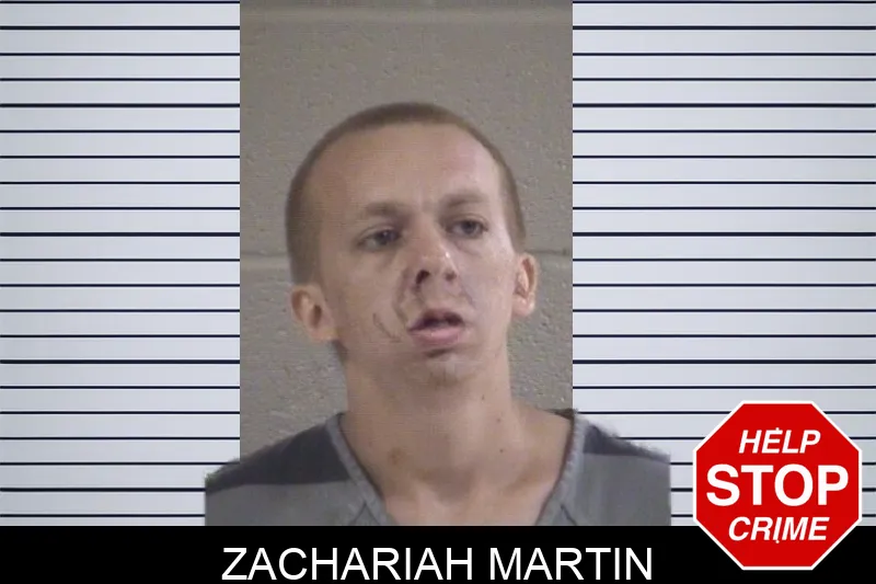 Zachariah Martin mugshot