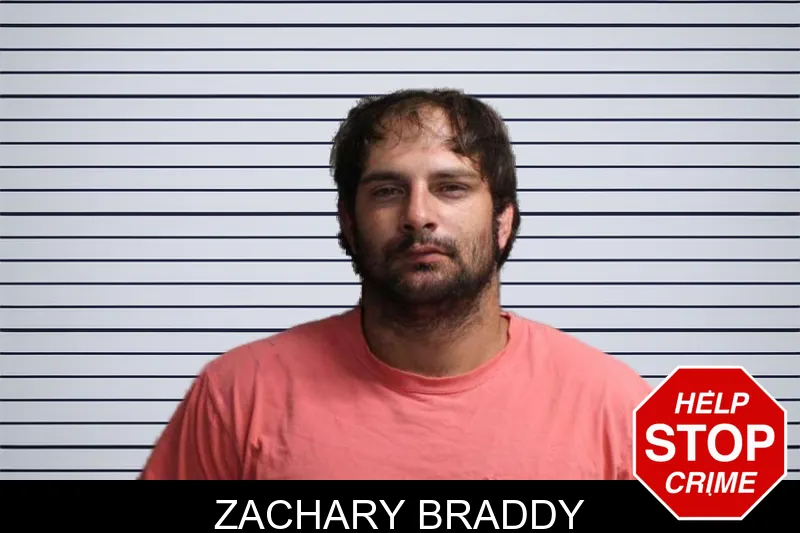 Zachary Braddy mugshot
