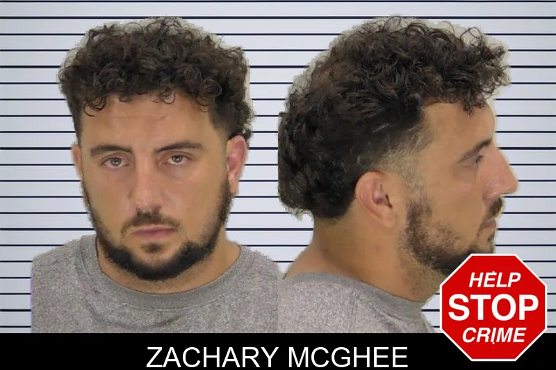 Zachary McGhee mugshot