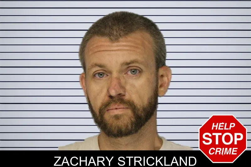 Zachary Strickland mugshot