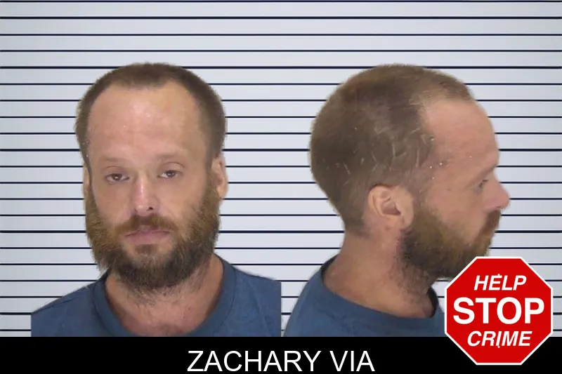 Zachary Via mugshot
