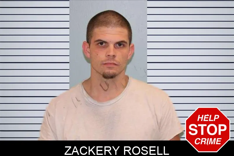 Zackery Rosell mugshot