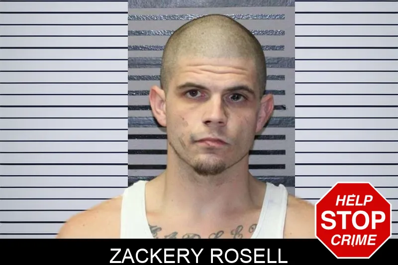 Zackery Rosell mugshot