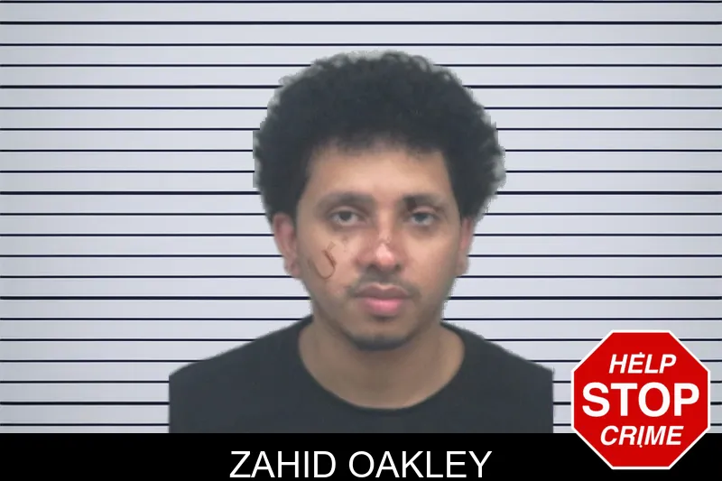 Zahid Oakley mugshot