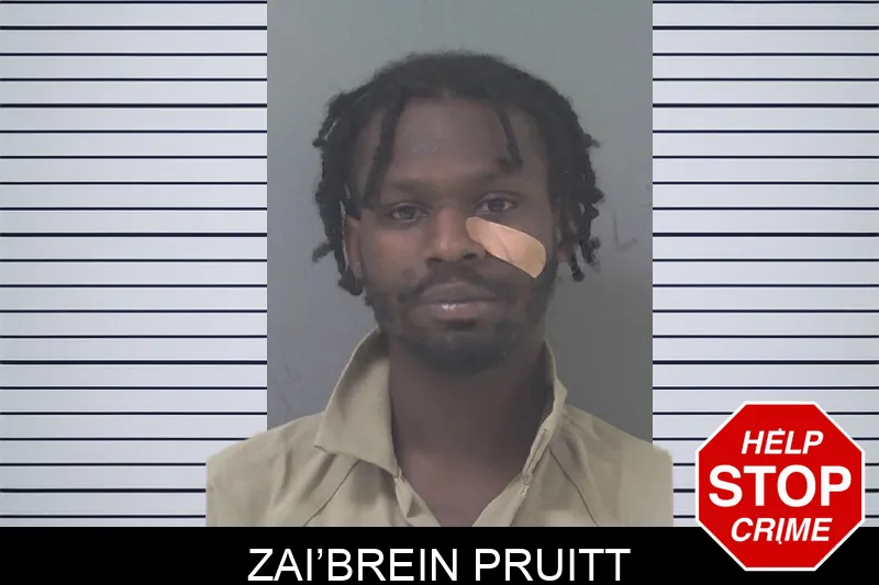 Zai’Brein Pruitt mugshot