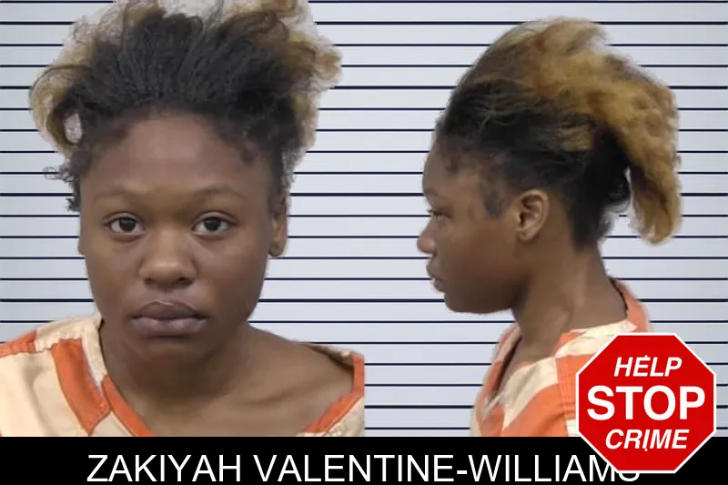 Zakiyah Valentine-Williams mugshot