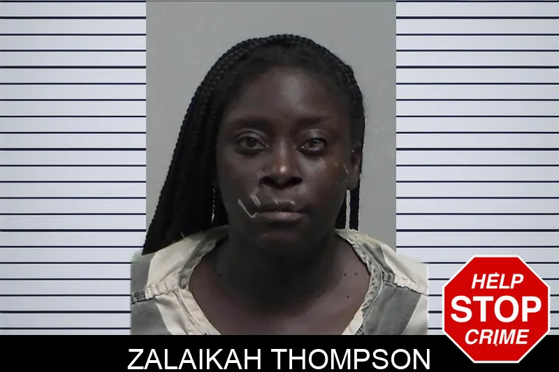 Zalaikah Thompson mugshot