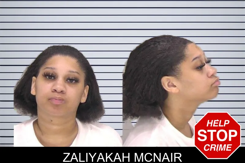 Zaliyakah McNair mugshot