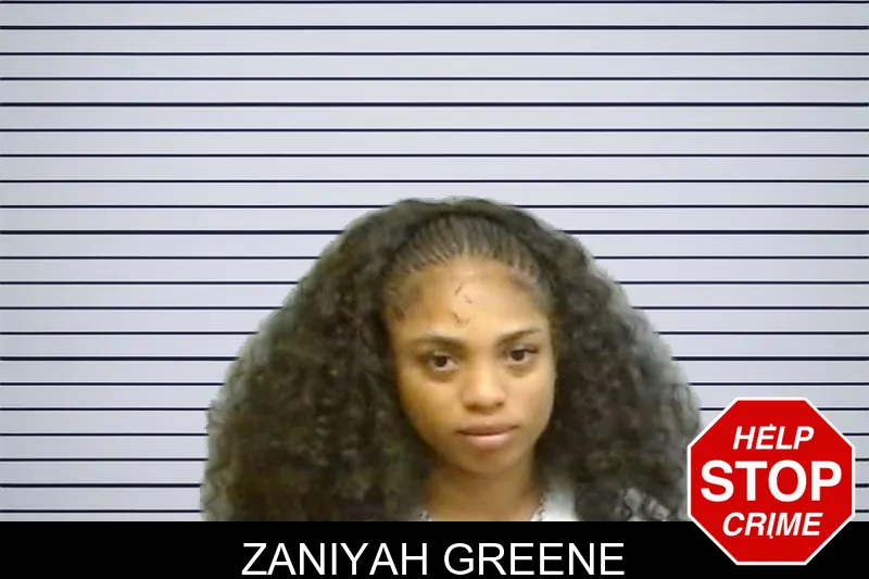 Zaniyah Greene mugshot