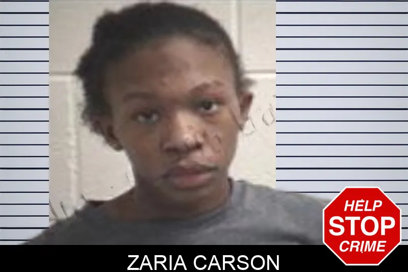 Zaria Carson mugshot