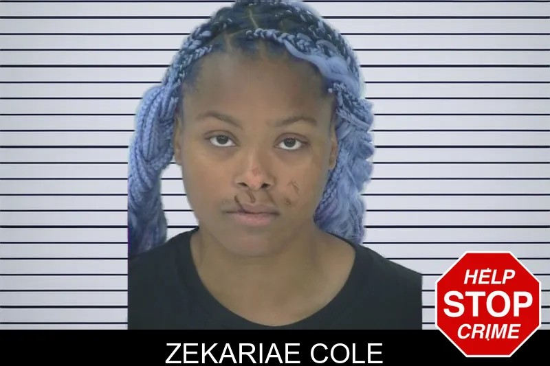Zekariae Cole mugshot