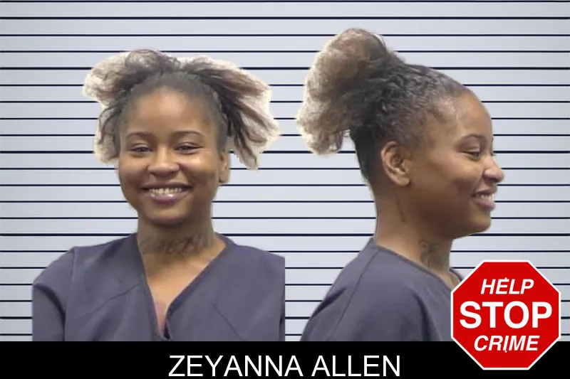 Zeyanna Allen mugshot