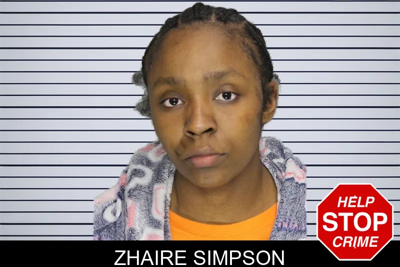 Zhaire Simpson mugshot