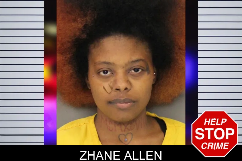 Zhane Allen mugshot