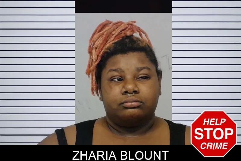 Zharia Blount mugshot