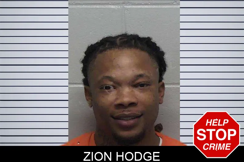Zion Hodge mugshot