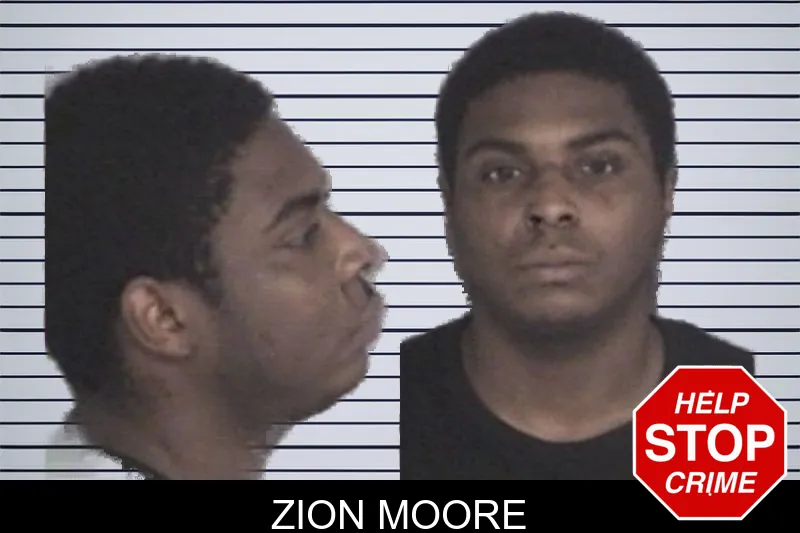 Zion Moore mugshot