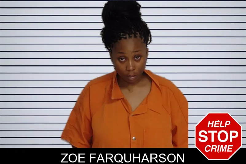 Zoe Farquharson mugshot