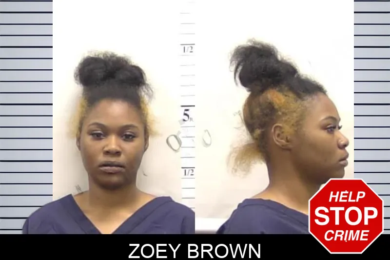 Zoey Brown mugshot
