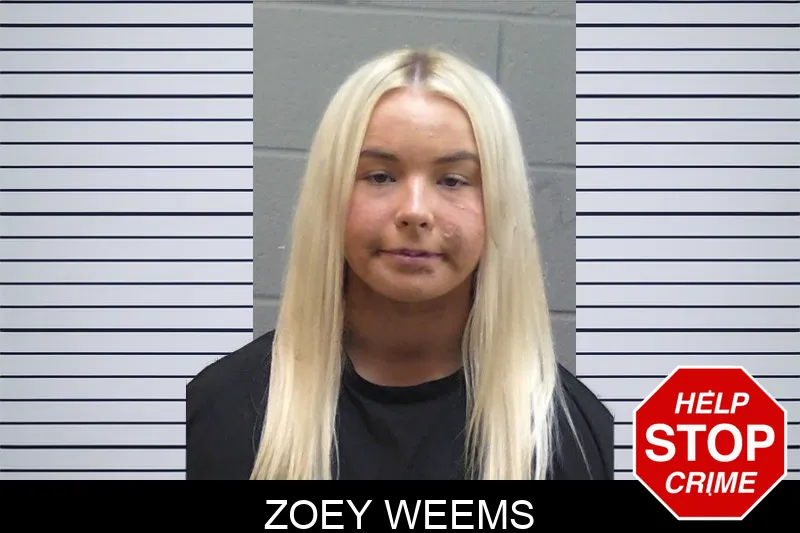 Zoey Weems mugshot