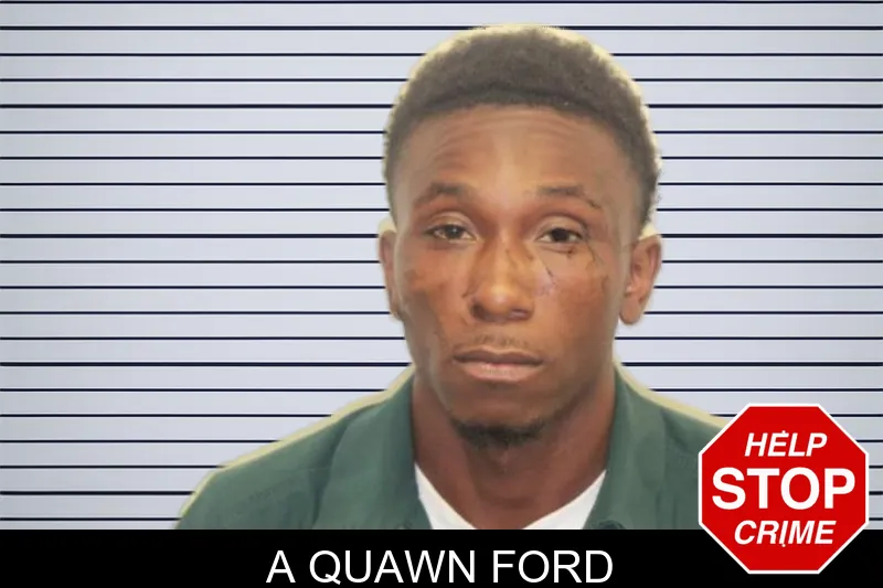 A Quawn Ford mugshot – Chatham County , Georgia A Quawn Ford mugshot