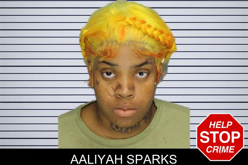 Aaliyah Sparks mugshot