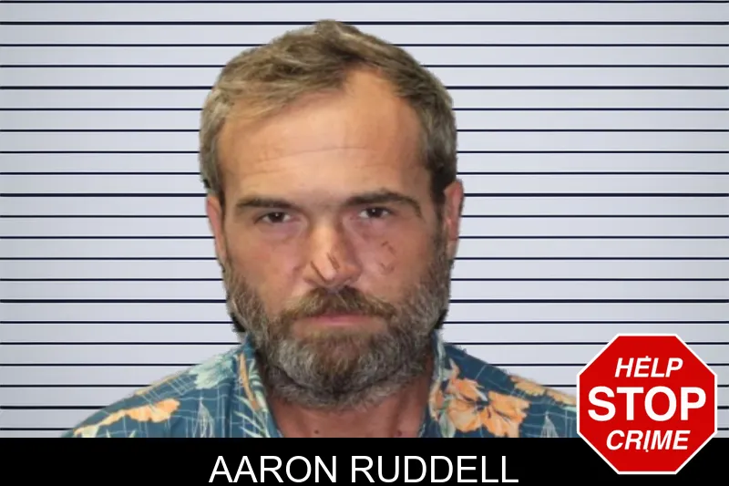 Aaron Ruddell mugshot