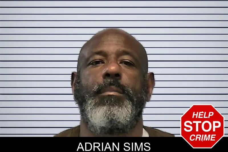 Adrian Sims mugshot
