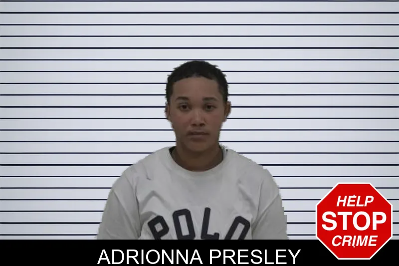 Adrionna Presley mugshot
