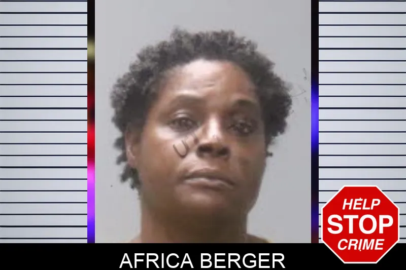 Africa Berger mugshot
