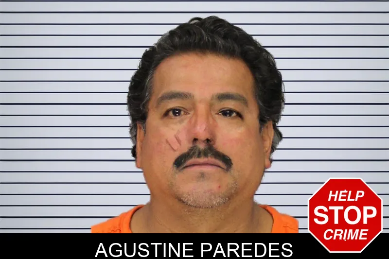 Agustine Paredes mugshot