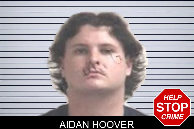 Aidan Hoover mugshot