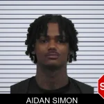 Aidan Simon mugshot